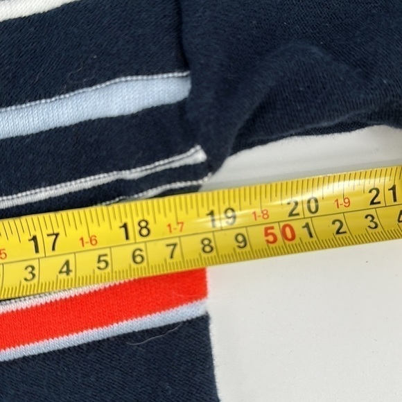 Barbour Blue/White/Red Striped Crewneck Sweater Size Medium - Picture 10 of 12